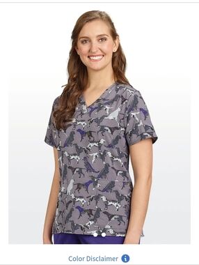 Carhartt Dog Print Scrub Top